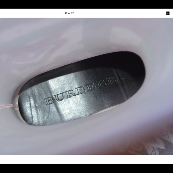 BURBERRY Hearts Rain Boots BNWOB - Picture 6 of 8